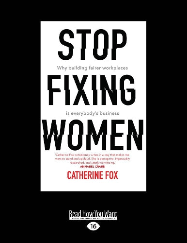Stop Fixing Women
