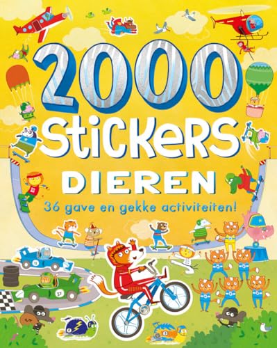 2000 stickers Dieren: 36 gave en gekke activiteiten!