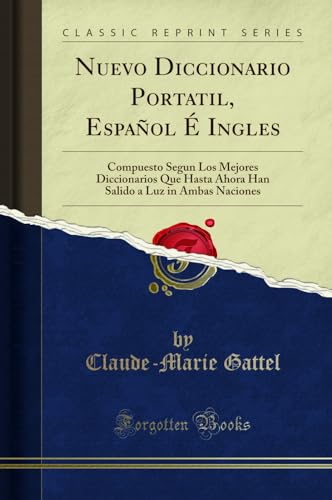 Nuevo Diccionario Portatil, Espanol E Ingles