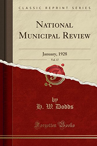 National Municipal Review, Vol. 17