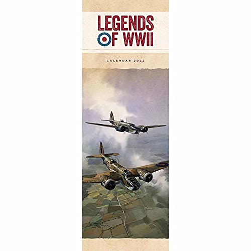 Legends of WWII Slim Calendar 2022