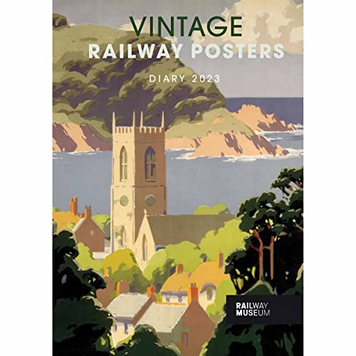 2023 Vintage Reailway Posters Nrm A5 Diary