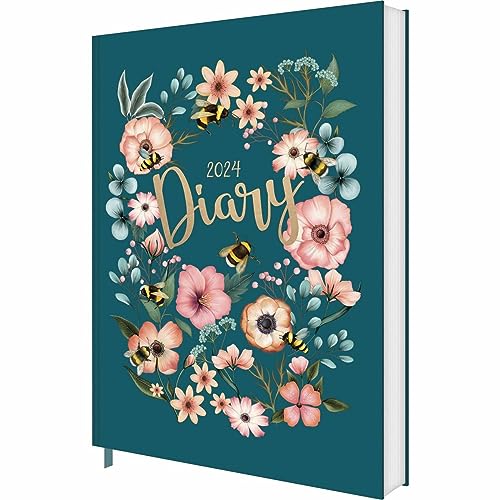 2024 Fashion Diary Floral Bee A5 Diary