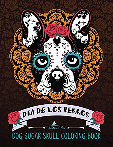 Dog Sugar Skull Coloring Book