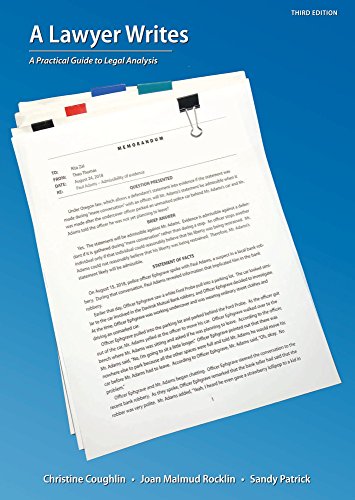 A Lawyer Writes