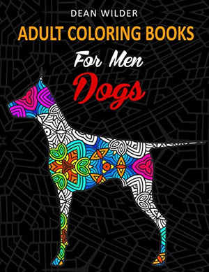 Adult Coloring Books For Men Dogs