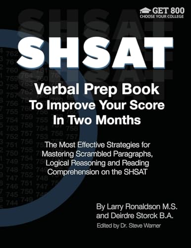 SHSAT Verbal Prep Book To Improve Your Score In Two Months