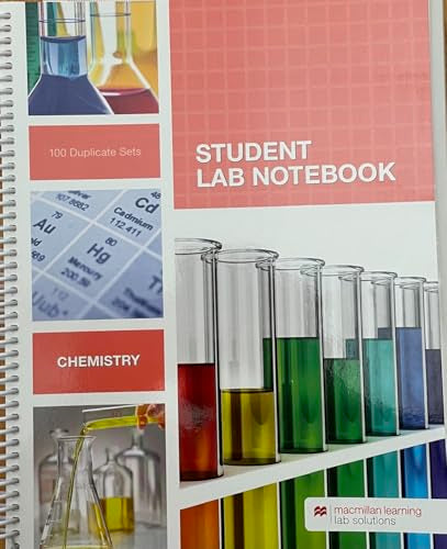 Student Lab Notebook: Chemistry - 100 Duplicate Sets