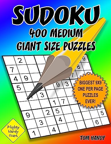 Sudoku 400 Medium Giant Size Puzzles