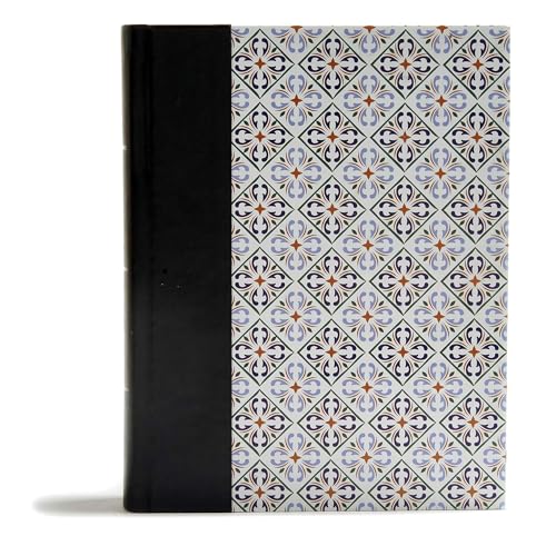 CSB Legacy Notetaking Bible, Spanish Tile LeatherTouch-Over-Board