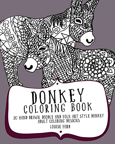 Donkey Coloring Book