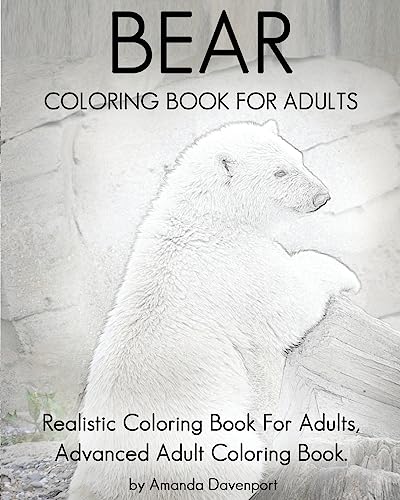 Bear Coloring Book For Adults