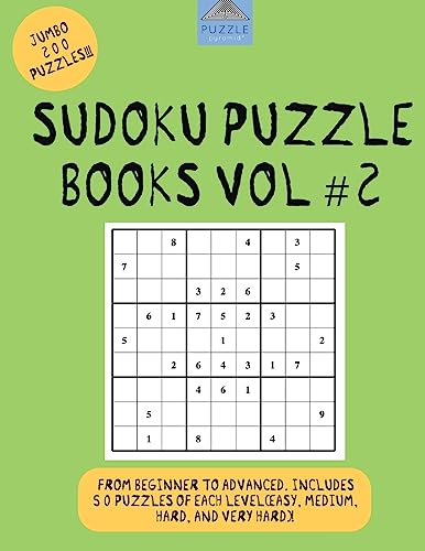 Sudoku Puzzle Books Vol #2