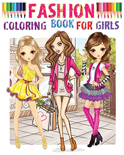 Fashion Coloring Book for girls