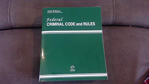 2020 Federal Criminal Code and Rules