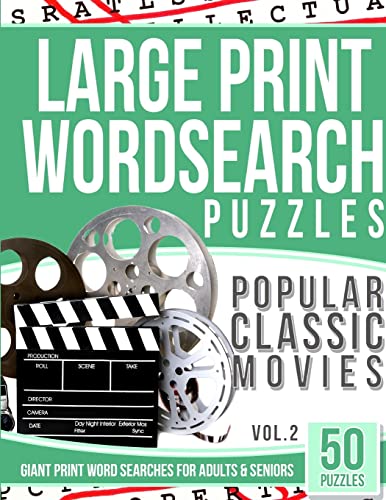 Large Print Wordsearches Puzzles Popular Classic Movies v.2