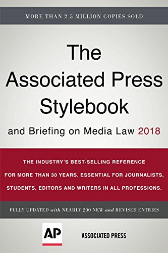 The Associated Press Stylebook 2018