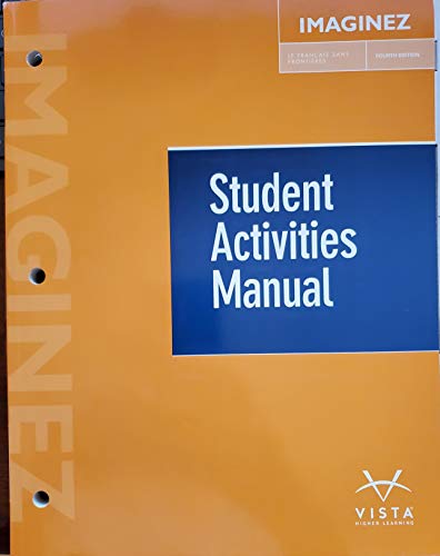Imaginez, 4th Edition, Student Activities Manual