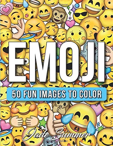 Emoji A Coloring Book with  Emoji Designs Funny Emoji Doodles and Inspirational Emoji Themes
