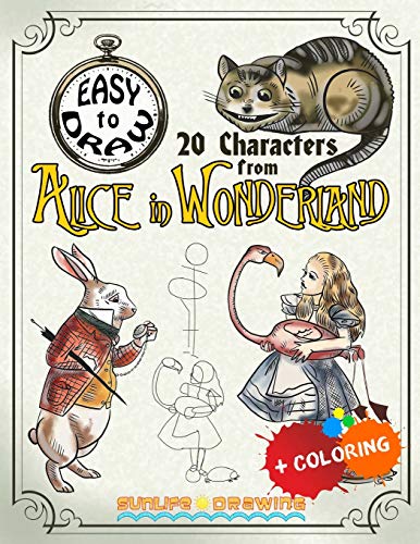 EASY TO DRAW 20 Characters from Alice in Wonderland