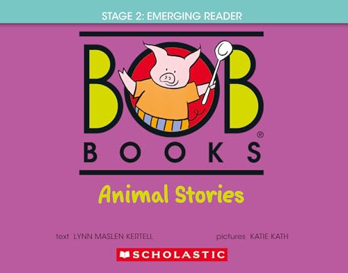 Bob Books - Animal Stories Hardcover Collection of 12 Stories Decodable Phonics Stories, Ages 4 and Up, Kindergarten (Stage 2: Emerging Reader)