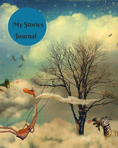 My Stories Journal: Kids Writing Lined Journal Diary Notebook with Blank Drawing Boxes, For Children to Draw, Write and Doodle, Ruled Notepad Jotter, ... Large 8x10 Paperback (Childrens Writing Book)