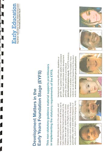 Development Matters: Early Years Foundation Stage
