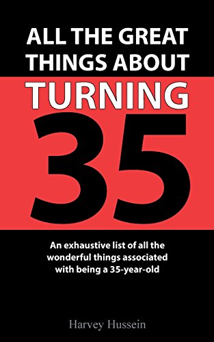 Blank Novelty Book - All The Great Things About Turning 35