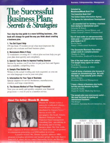The Successful Business Plan