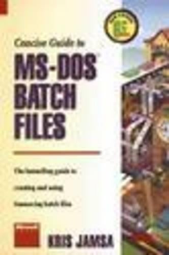 Concise Guide to MS-DOS 6.2 Batch Files