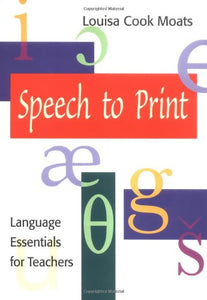 Speech to Print 