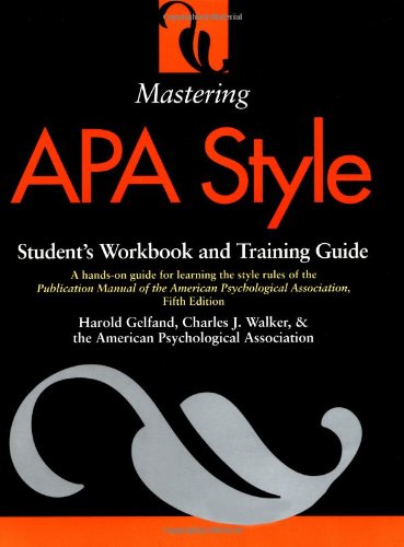 Mastering APA Style