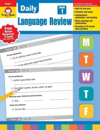 Daily Language Review, Grade 1 - Ts-Ls Cpq