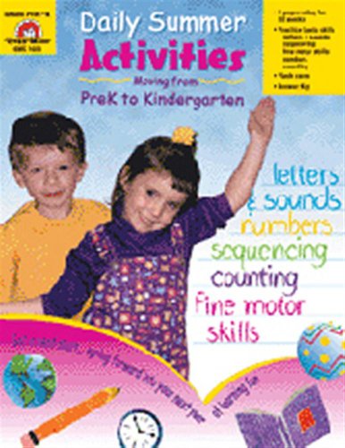 Daily Summer Activities, Moving from PreK to Kindergarten