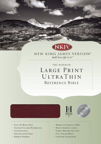 Ultra Thin Large Print Reference Bible: New King James Version