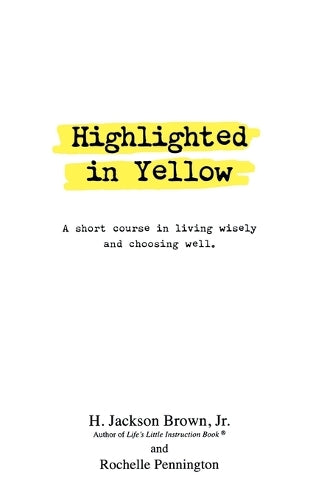 Highlighted in Yellow