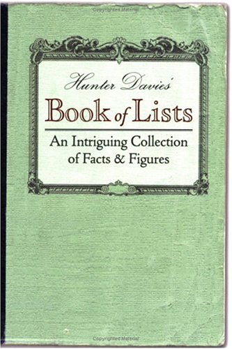 Hunter Davies' Book of Lists