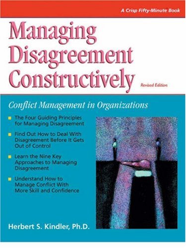 Managing Disagreement Constructively