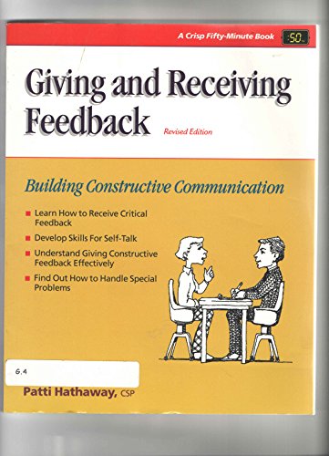 Giving and Receiving Feedback
