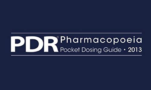 PDR Pharmacopoeia Pocket Dosing Guide 2013