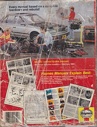 Nissan Maxima (85-91) Automotive Repair Manual