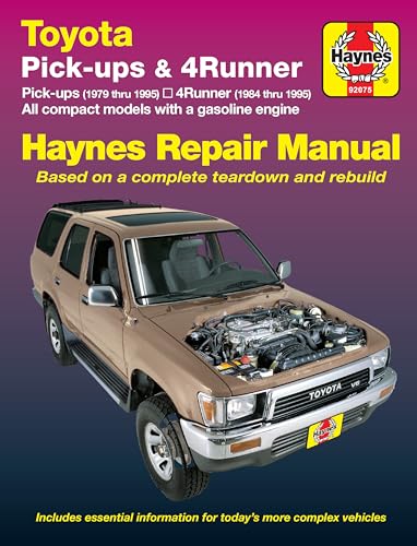 Toyota pick-ups (1979-1995), 4Runner (1984-1995) & SR5 Pick-up (1979-1995) Haynes Repair Manual (USA)