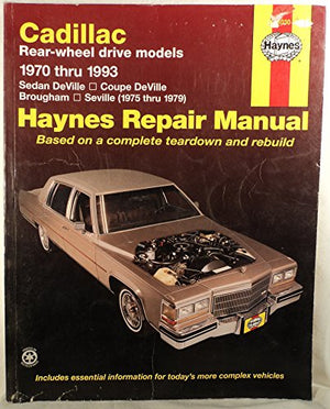 Cadillac Rear Wheel Drive 1970-93