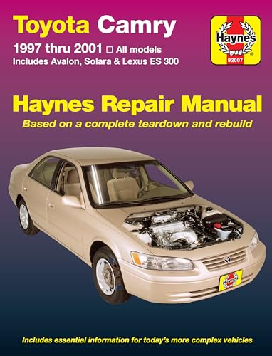 Toyota Camry (97-01) covering Solara (99-01), Avalon (97-01), & Lexus ES 300 (97-01) Haynes Repair Manual (USA)
