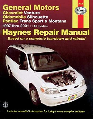General Motors Chevrolet Venture (97-01), Oldsmobile Silhouette (97-01), Pontiac Trans Sport (97-98) and Montana (99-01) Automotive Repair Manual