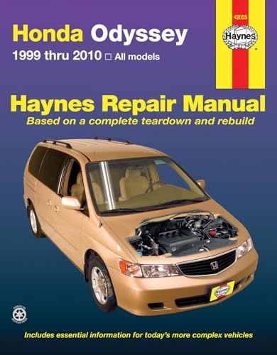 Honda Odyssey (99-10) Haynes Repair Manual (USA)