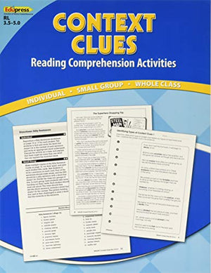 Reading Comprehension Activity Book: Context Clues Blue Level 3.5-5.0