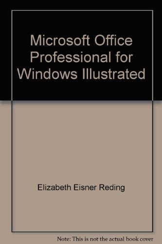 Microsoft Office Professional for Windows Illustrated