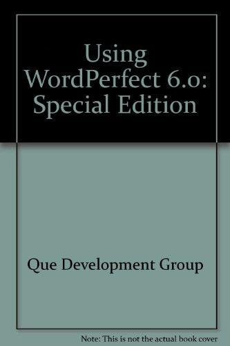 Using WordPerfect 6.0