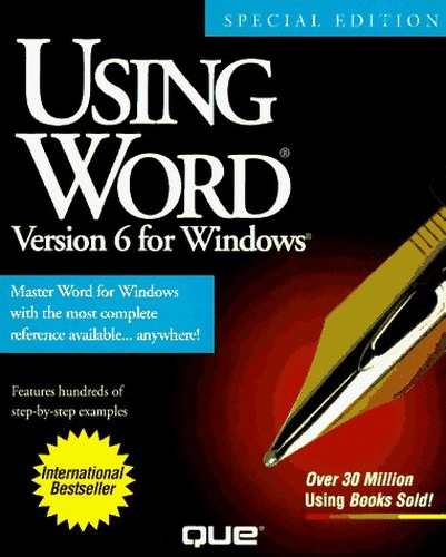 Using Word for Windows 6